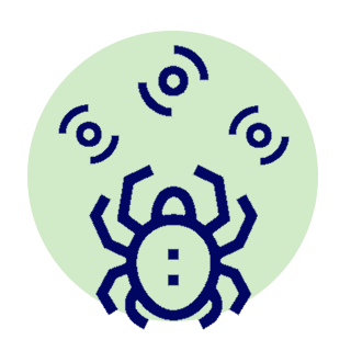 Lyme Disease, image of a tick icon