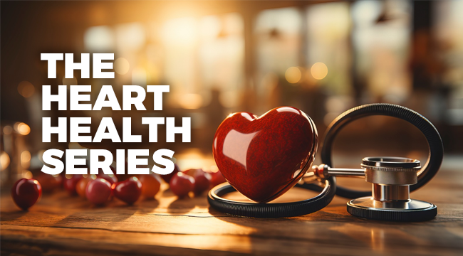The Heart Health Series, image of heart.